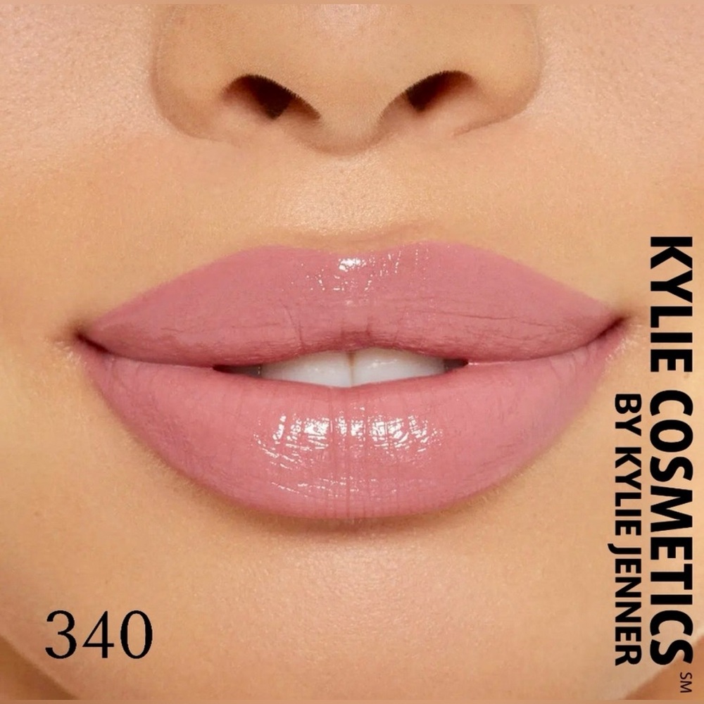 Kylie Cosmetics Lip Shine Gloss Lipstick Shade 340 -“90’s Baby” - (DISCONTINUED)